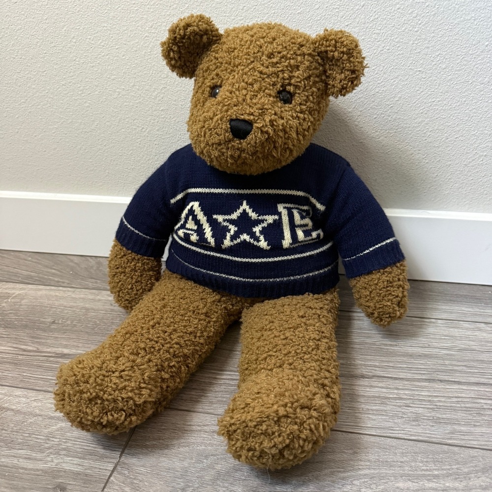 American Eagle Outfitters Limited Edition Holiday Teddy Bear Navy Sweater 1997